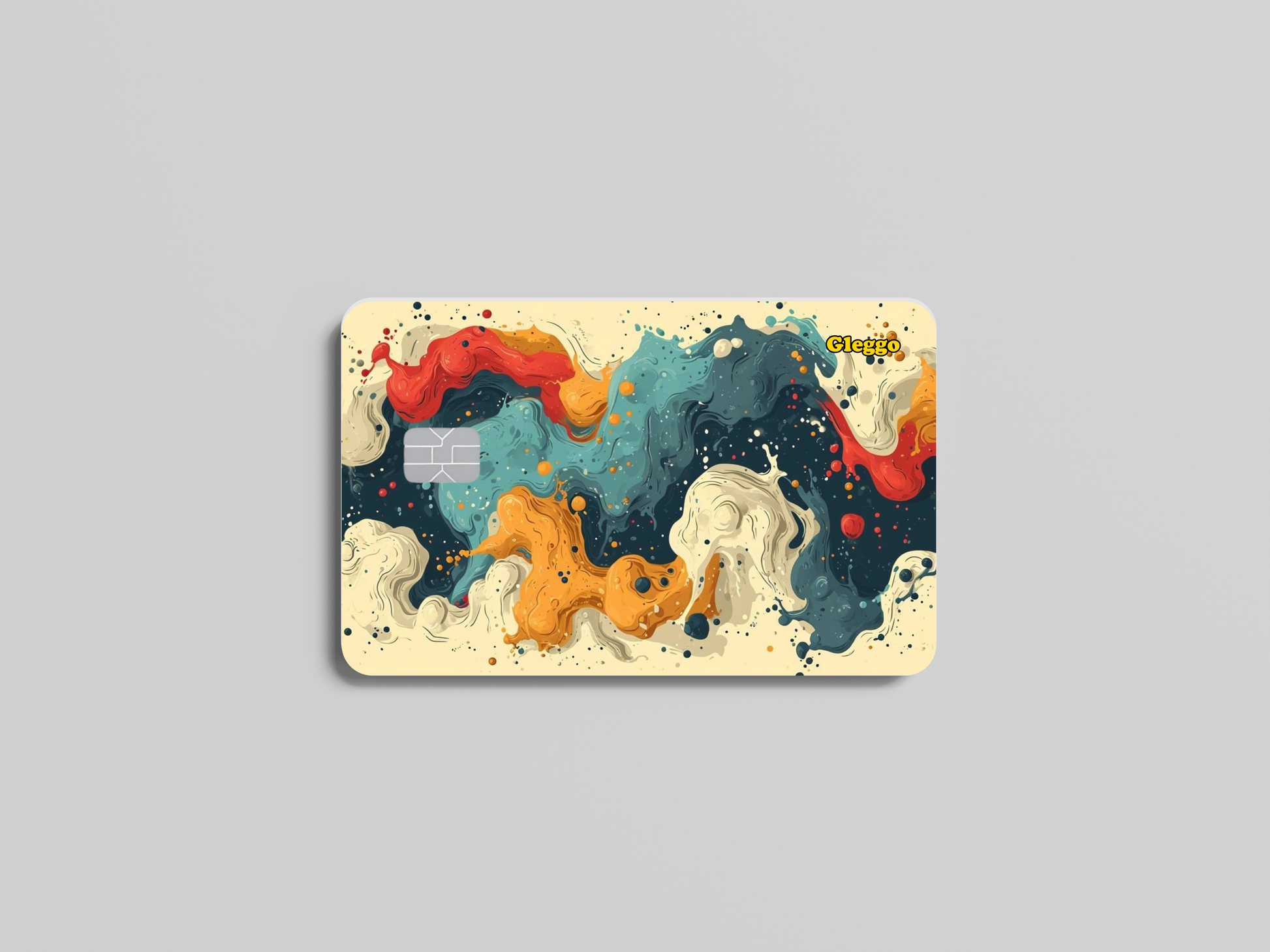 Abstract Flow Card Skin