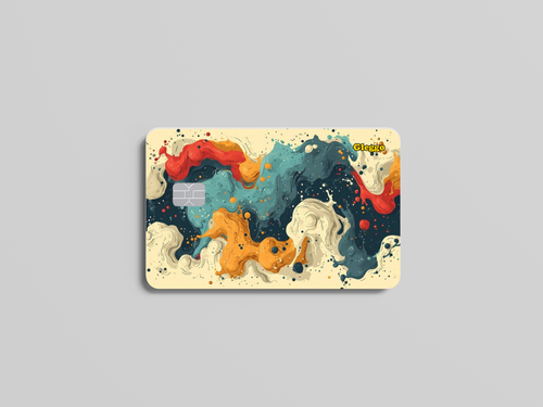Abstract Flow Card Skin