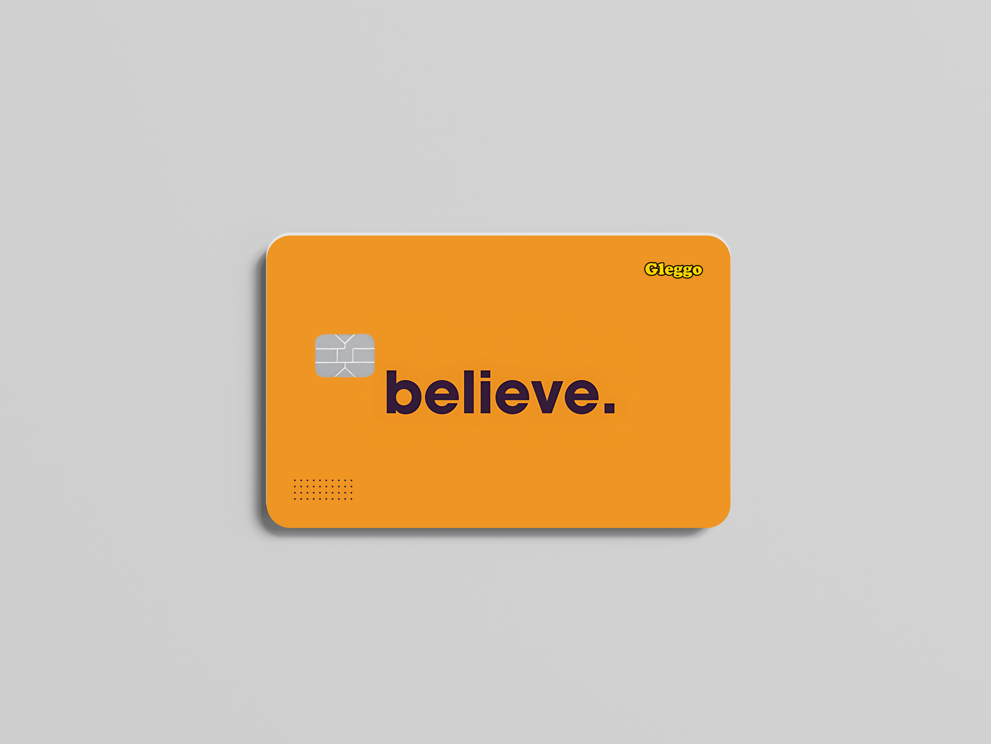 Believe Minimalist Card Skin | Gleggo