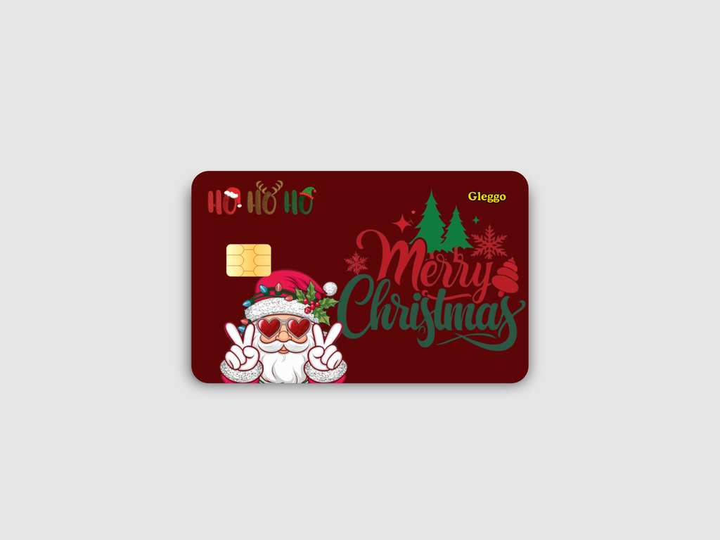 Merry Christmas Debit Card Skin – Limited Festive Edition